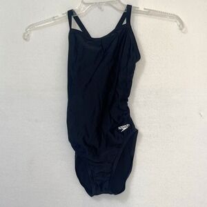 Speedo Women's Powerflex Eco Flyback One Piece Swimsuit Size 30